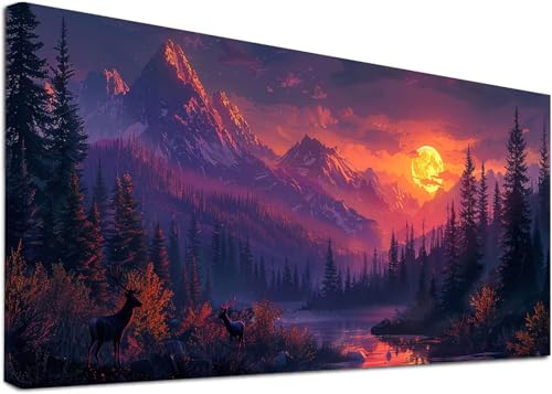 Diamond Painting Groß Sonnenuntergang, 5D Diamond Painting Erwachsene Landschaft, DIY Basteln Erwachsene, Diamant Malerei Kunst Stickerei Kreuzstich Set, Deko Wohnzimmer Geschenke 60x120cm F-6841 Diamond Painting Groß Sonnenuntergang, 5D Diamond Painting Erwachsene Landschaft, DIY Basteln Erwachsene, Diamant Malerei Kunst Stickerei Kreuzstich Set, Deko Wohnzimmer Geschenke 60x120cm F-6841 von KUEAJIOU