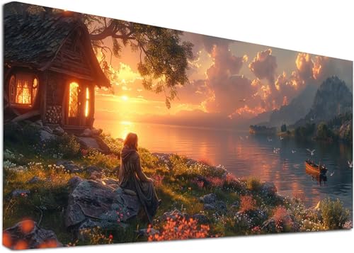 Diamond Painting Groß Sonnenuntergang, 5D Diamond Painting Erwachsene Landschaft, DIY Basteln Erwachsene, Diamant Malerei Kunst Stickerei Kreuzstich Set, Deko Wohnzimmer und Zimmer Deko 30x60cm K-8720 Diamond Painting Groß Sonnenuntergang, 5D Diamond Painting Erwachsene Landschaft, DIY Basteln Erwachsene, Diamant Malerei Kunst Stickerei Kreuzstich Set, Deko Wohnzimmer und Zimmer Deko 30x60cm K-8720 von KUEAJIOU