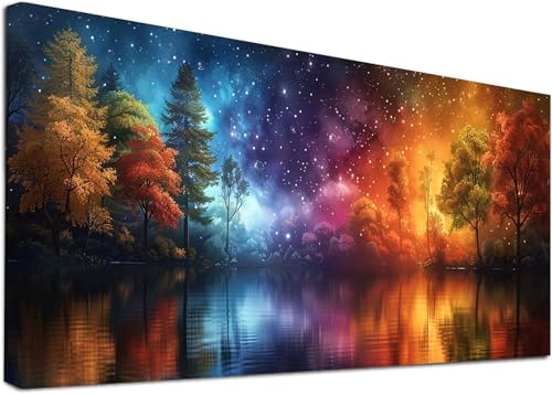 Diamond Painting Groß Sternenhimmel, 5D Diamond Painting Erwachsene Baum, DIY Basteln Erwachsene, Diamant Malerei Kunst Stickerei Kreuzstich Set, Deko Wohnzimmer und Zimmer Deko 50x100cm M-9804 Diamond Painting Groß Sternenhimmel, 5D Diamond Painting Erwachsene Baum, DIY Basteln Erwachsene, Diamant Malerei Kunst Stickerei Kreuzstich Set, Deko Wohnzimmer und Zimmer Deko 50x100cm M-9804 von KUEAJIOU
