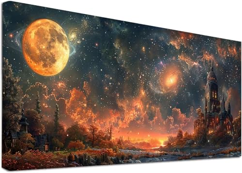 Diamond Painting Groß Sternenhimmel, 5D Diamond Painting Erwachsene Landschaft, DIY Basteln Erwachsene, Diamant Malerei Kunst Stickerei Kreuzstich Set, Deko Wohnzimmer und Zimmer Deko 100x200cm V-1960 Diamond Painting Groß Sternenhimmel, 5D Diamond Painting Erwachsene Landschaft, DIY Basteln Erwachsene, Diamant Malerei Kunst Stickerei Kreuzstich Set, Deko Wohnzimmer und Zimmer Deko 100x200cm V-1960 von KUEAJIOU