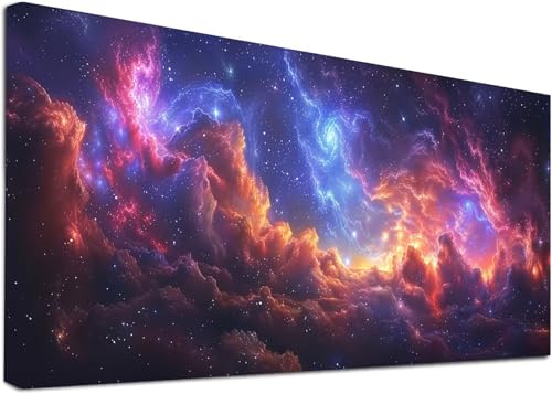 Diamond Painting Groß Sternenhimmel, 5D Diamond Painting Erwachsene Landschaft, DIY Basteln Erwachsene, Diamant Malerei Kunst Stickerei Kreuzstich Set, Deko Wohnzimmer und Zimmer Deko 100x300cm C-2719 von KUEAJIOU