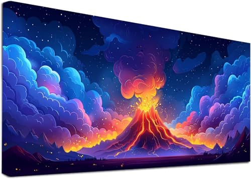Diamond Painting Groß Vulkan, 5D Diamond Painting Erwachsene Wolke, DIY Basteln Erwachsene, Diamant Malerei Kunst Stickerei Kreuzstich Set, Deko Wohnzimmer und Zimmer Deko Geschenke 50x100cm 9-7571 Diamond Painting Groß Vulkan, 5D Diamond Painting Erwachsene Wolke, DIY Basteln Erwachsene, Diamant Malerei Kunst Stickerei Kreuzstich Set, Deko Wohnzimmer und Zimmer Deko Geschenke 50x100cm 9-7571 von KUEAJIOU