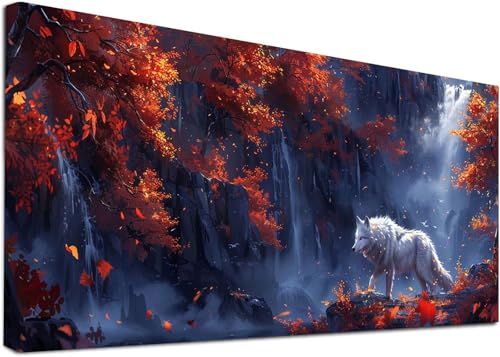 Diamond Painting Groß Wolf, 5D Diamond Painting Erwachsene Baum, DIY Basteln Erwachsene, Diamant Malerei Kunst Stickerei Kreuzstich Set, Deko Wohnzimmer und Zimmer Deko Geschenke 100x300cm 7-6358 Diamond Painting Groß Wolf, 5D Diamond Painting Erwachsene Baum, DIY Basteln Erwachsene, Diamant Malerei Kunst Stickerei Kreuzstich Set, Deko Wohnzimmer und Zimmer Deko Geschenke 100x300cm 7-6358 von KUEAJIOU