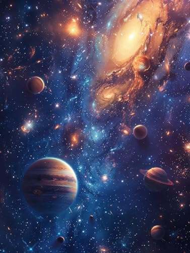 Diamond Painting Planet, 5D Diamond Painting Erwachsene Sternenhimmel, DIY Vollbohrer Diamanten Malerei Stickerei Kreuzstich, DIY Bastelset Erwachsene, Deko Wohnzimmer Geschenke 30x40cm C-8776 Diamond Painting Planet, 5D Diamond Painting Erwachsene Sternenhimmel, DIY Vollbohrer Diamanten Malerei Stickerei Kreuzstich, DIY Bastelset Erwachsene, Deko Wohnzimmer Geschenke 30x40cm C-8776 von KUEAJIOU