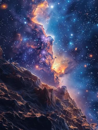 Diamond Painting Sternenhimmel, 5D Diamond Painting Erwachsene Landschaft, DIY Vollbohrer Diamanten Malerei Stickerei Kreuzstich, DIY Bastelset Erwachsene, Deko Wohnzimmer Geschenke 90x120cm G-3493 Diamond Painting Sternenhimmel, 5D Diamond Painting Erwachsene Landschaft, DIY Vollbohrer Diamanten Malerei Stickerei Kreuzstich, DIY Bastelset Erwachsene, Deko Wohnzimmer Geschenke 90x120cm G-3493 von KUEAJIOU