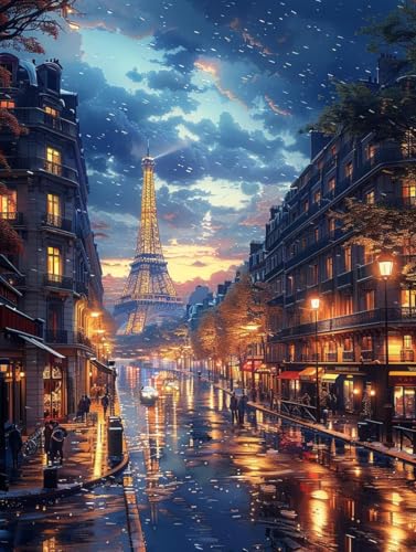 Diamond Painting StraßE, 5D Diamond Painting Erwachsene Eiffelturm, DIY Vollbohrer Diamanten Malerei Stickerei Kreuzstich, DIY Bastelset Erwachsene, Deko Wohnzimmer Wanddeko Geschenke 100x135cm 6-5807 Diamond Painting StraßE, 5D Diamond Painting Erwachsene Eiffelturm, DIY Vollbohrer Diamanten Malerei Stickerei Kreuzstich, DIY Bastelset Erwachsene, Deko Wohnzimmer Wanddeko Geschenke 100x135cm 6-5807 von KUEAJIOU