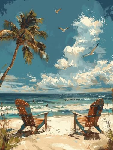 Diamond Painting Vogel, 5D Diamond Painting Erwachsene Strand, DIY Vollbohrer Diamanten Malerei Stickerei Kreuzstich, DIY Bastelset Erwachsene, Deko Wohnzimmer, Geschenke für Frauen 80X110cm Z-6135 Diamond Painting Vogel, 5D Diamond Painting Erwachsene Strand, DIY Vollbohrer Diamanten Malerei Stickerei Kreuzstich, DIY Bastelset Erwachsene, Deko Wohnzimmer, Geschenke für Frauen 80X110cm Z-6135 von KUEAJIOU