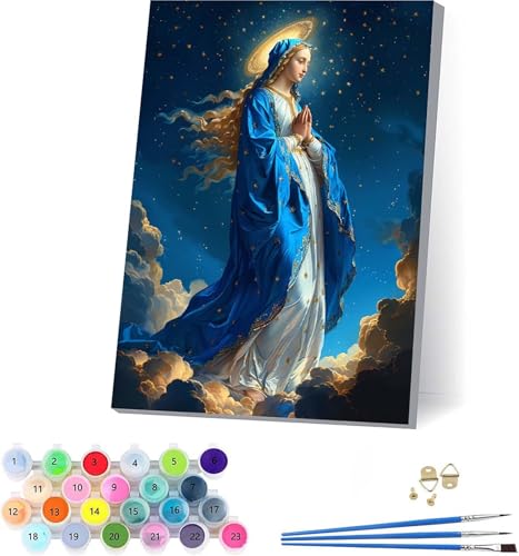 Frau Malen Nach Zahlen Erwachsene Mit Rahmen, Malen Nach Zahlen Sternenhimmel, DIY Set Erwachsene Mit 3 Pinseln und Acrylfarbe, Deko Wohnzimmer und Wanddeko, Geschenke für Frauen 70x95cm Q-7497 Frau Malen Nach Zahlen Erwachsene Mit Rahmen, Malen Nach Zahlen Sternenhimmel, DIY Set Erwachsene Mit 3 Pinseln und Acrylfarbe, Deko Wohnzimmer und Wanddeko, Geschenke für Frauen 70x95cm Q-7497 von KUEAJIOU