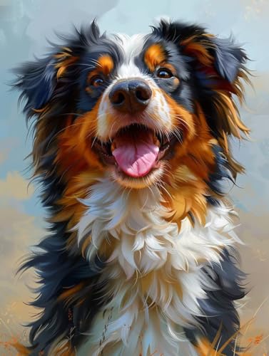 KUEAJIOU 5D Diamond Painting Hund, Tier Diamond Painting Erwachsene, DIY Vollbohrer Diamanten Malerei Stickerei Kreuzstich Set, Mosaikherstellung Kunst für Deko Wohnzimmer, Geschenke 100x135cm W-9223 KUEAJIOU 5D Diamond Painting Hund, Tier Diamond Painting Erwachsene, DIY Vollbohrer Diamanten Malerei Stickerei Kreuzstich Set, Mosaikherstellung Kunst für Deko Wohnzimmer, Geschenke 100x135cm W-9223 von KUEAJIOU