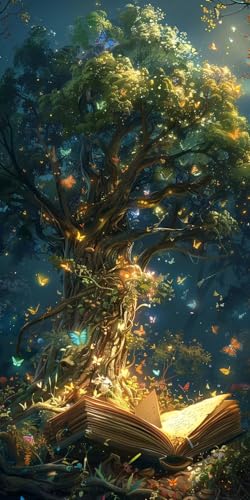 Malen Nach Zahlen Erwachsene Baum Malen Nach Zahlen Kits Buch, DIY Set Erwachsene Paint by Numbers mit Pinseln und Acrylfarben, DIY Handgemalt Ölgemälde Kit für Deko Wohnzimmer 70x140cm G-7069 Malen Nach Zahlen Erwachsene Baum Malen Nach Zahlen Kits Buch, DIY Set Erwachsene Paint by Numbers mit Pinseln und Acrylfarben, DIY Handgemalt Ölgemälde Kit für Deko Wohnzimmer 70x140cm G-7069 von KUEAJIOU