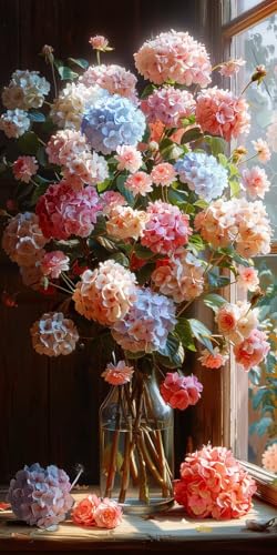 Malen Nach Zahlen Erwachsene Blume Malen Nach Zahlen Kits Pflanzen, DIY Set Erwachsene Paint by Numbers mit Pinseln und Acrylfarben, DIY Handgemalt Ölgemälde Kit für Deko Wohnzimmer 80x160cm 9-1405 Malen Nach Zahlen Erwachsene Blume Malen Nach Zahlen Kits Pflanzen, DIY Set Erwachsene Paint by Numbers mit Pinseln und Acrylfarben, DIY Handgemalt Ölgemälde Kit für Deko Wohnzimmer 80x160cm 9-1405 von KUEAJIOU