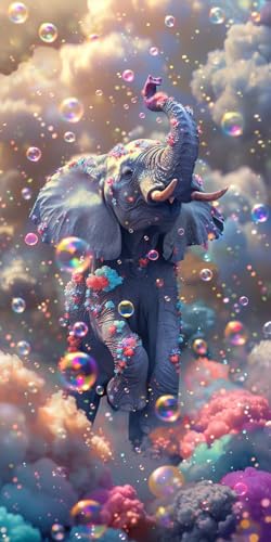 Malen Nach Zahlen Erwachsene Elefant, Malen Nach Zahlen Tier, Paint by Numbers mit Pinseln und Acrylfarben, DIY Handgemalt Ölgemälde Kit für Deko Wohnzimmer und Wohnzimmer Deko 80x160cm 0-5126 Malen Nach Zahlen Erwachsene Elefant, Malen Nach Zahlen Tier, Paint by Numbers mit Pinseln und Acrylfarben, DIY Handgemalt Ölgemälde Kit für Deko Wohnzimmer und Wohnzimmer Deko 80x160cm 0-5126 von KUEAJIOU
