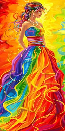 Malen Nach Zahlen Erwachsene Frau, Malen Nach Zahlen Abstrakt, Paint by Numbers mit Pinseln und Acrylfarben, DIY Handgemalt Ölgemälde Kit für Deko Wohnzimmer und Wohnzimmer Deko 100x200cm C-9342 Malen Nach Zahlen Erwachsene Frau, Malen Nach Zahlen Abstrakt, Paint by Numbers mit Pinseln und Acrylfarben, DIY Handgemalt Ölgemälde Kit für Deko Wohnzimmer und Wohnzimmer Deko 100x200cm C-9342 von KUEAJIOU