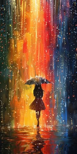 Malen Nach Zahlen Erwachsene Frau, Malen Nach Zahlen Regenschirm, Paint by Numbers mit Pinseln und Acrylfarben, DIY Handgemalt Ölgemälde Kit für Deko Wohnzimmer und Wohnzimmer Deko 40x70cm 0-8375 Malen Nach Zahlen Erwachsene Frau, Malen Nach Zahlen Regenschirm, Paint by Numbers mit Pinseln und Acrylfarben, DIY Handgemalt Ölgemälde Kit für Deko Wohnzimmer und Wohnzimmer Deko 40x70cm 0-8375 von KUEAJIOU