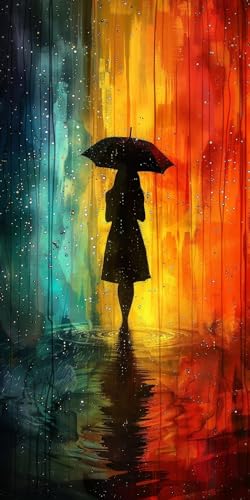 Malen Nach Zahlen Erwachsene Frau Malen Nach Zahlen Kits Regentropfen, DIY Set Erwachsene Paint by Numbers mit Pinseln, DIY Handgemalt Ölgemälde Kit für Deko Wohnzimmer Geschenke 100x200cm Y-5814 Malen Nach Zahlen Erwachsene Frau Malen Nach Zahlen Kits Regentropfen, DIY Set Erwachsene Paint by Numbers mit Pinseln, DIY Handgemalt Ölgemälde Kit für Deko Wohnzimmer Geschenke 100x200cm Y-5814 von KUEAJIOU