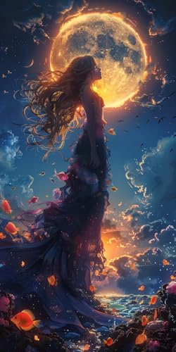 Malen Nach Zahlen Erwachsene Frau Malen Nach Zahlen Kits Sonnenuntergang, DIY Set Erwachsene Paint by Numbers mit Pinseln, DIY Handgemalt Ölgemälde Kit für Deko Wohnzimmer Geschenke 100x200cm J-6848 Malen Nach Zahlen Erwachsene Frau Malen Nach Zahlen Kits Sonnenuntergang, DIY Set Erwachsene Paint by Numbers mit Pinseln, DIY Handgemalt Ölgemälde Kit für Deko Wohnzimmer Geschenke 100x200cm J-6848 von KUEAJIOU
