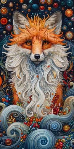 Malen Nach Zahlen Erwachsene Fuchs, Malen Nach Zahlen Tier, Paint by Numbers mit Pinseln und Acrylfarben, DIY Handgemalt Ölgemälde Kit für Deko Wohnzimmer und Wohnzimmer Deko Geschenke 40x80cm 9-1451 Malen Nach Zahlen Erwachsene Fuchs, Malen Nach Zahlen Tier, Paint by Numbers mit Pinseln und Acrylfarben, DIY Handgemalt Ölgemälde Kit für Deko Wohnzimmer und Wohnzimmer Deko Geschenke 40x80cm 9-1451 von KUEAJIOU