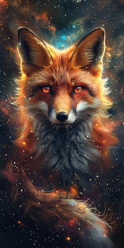 Malen Nach Zahlen Erwachsene Fuchs Malen Nach Zahlen Kits Sternenhimmel, DIY Set Erwachsene Paint by Numbers mit Pinseln, DIY Handgemalt Ölgemälde Kit für Deko Wohnzimmer Geschenke 30x60cm 6-2300 Malen Nach Zahlen Erwachsene Fuchs Malen Nach Zahlen Kits Sternenhimmel, DIY Set Erwachsene Paint by Numbers mit Pinseln, DIY Handgemalt Ölgemälde Kit für Deko Wohnzimmer Geschenke 30x60cm 6-2300 von KUEAJIOU