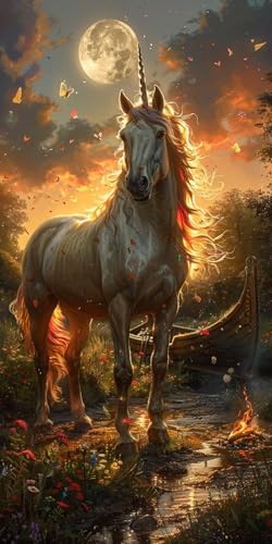 Malen Nach Zahlen Erwachsene Horse Malen Nach Zahlen Kits Mond, DIY Set Erwachsene Paint by Numbers mit Pinseln und Acrylfarben, DIY Handgemalt Ölgemälde Kit für Deko Wohnzimmer 70x140cm U-3452 Malen Nach Zahlen Erwachsene Horse Malen Nach Zahlen Kits Mond, DIY Set Erwachsene Paint by Numbers mit Pinseln und Acrylfarben, DIY Handgemalt Ölgemälde Kit für Deko Wohnzimmer 70x140cm U-3452 von KUEAJIOU
