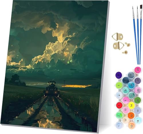 Malen Nach Zahlen Erwachsene Landschaft Malen Nach Zahlen, DIY Set Erwachsene Feld, Paint by Numbers Kits mit 3 Pinseln und Pigment, für Deko Wohnzimmer und Wanddeko Geschenke 100x130cm 5-7301 Malen Nach Zahlen Erwachsene Landschaft Malen Nach Zahlen, DIY Set Erwachsene Feld, Paint by Numbers Kits mit 3 Pinseln und Pigment, für Deko Wohnzimmer und Wanddeko Geschenke 100x130cm 5-7301 von KUEAJIOU
