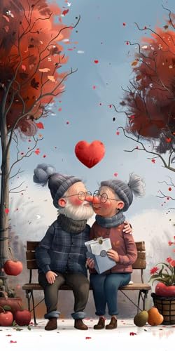 Malen Nach Zahlen Erwachsene Paar Malen Nach Zahlen Kits Baum, DIY Set Erwachsene Paint by Numbers mit Pinseln und Acrylfarben, DIY Handgemalt Ölgemälde Kit für Deko Wohnzimmer Geschenke 40x70cm 8-216 Malen Nach Zahlen Erwachsene Paar Malen Nach Zahlen Kits Baum, DIY Set Erwachsene Paint by Numbers mit Pinseln und Acrylfarben, DIY Handgemalt Ölgemälde Kit für Deko Wohnzimmer Geschenke 40x70cm 8-216 von KUEAJIOU