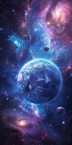 Malen Nach Zahlen Erwachsene Planet Malen Nach Zahlen Kits Sternenhimmel, DIY Set Erwachsene Paint by Numbers mit Pinseln, DIY Handgemalt Ölgemälde Kit für Deko Wohnzimmer Geschenke 100x200cm K-8970 Malen Nach Zahlen Erwachsene Planet Malen Nach Zahlen Kits Sternenhimmel, DIY Set Erwachsene Paint by Numbers mit Pinseln, DIY Handgemalt Ölgemälde Kit für Deko Wohnzimmer Geschenke 100x200cm K-8970 von KUEAJIOU