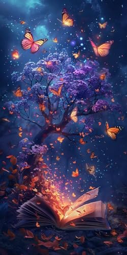 Malen Nach Zahlen Erwachsene Schmetterling, Malen Nach Zahlen Baum, Paint by Numbers mit Pinseln und Acrylfarben, DIY Handgemalt Ölgemälde Kit für Deko Wohnzimmer und Wohnzimmer Deko 30x60cm 9-7451 Malen Nach Zahlen Erwachsene Schmetterling, Malen Nach Zahlen Baum, Paint by Numbers mit Pinseln und Acrylfarben, DIY Handgemalt Ölgemälde Kit für Deko Wohnzimmer und Wohnzimmer Deko 30x60cm 9-7451 von KUEAJIOU