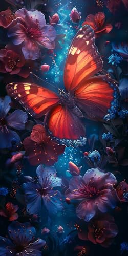 Malen Nach Zahlen Erwachsene Schmetterling, Malen Nach Zahlen Blume, Paint by Numbers mit Pinseln und Acrylfarben, DIY Handgemalt Ölgemälde Kit für Deko Wohnzimmer und Wohnzimmer Deko 100x200cm 7-4578 Malen Nach Zahlen Erwachsene Schmetterling, Malen Nach Zahlen Blume, Paint by Numbers mit Pinseln und Acrylfarben, DIY Handgemalt Ölgemälde Kit für Deko Wohnzimmer und Wohnzimmer Deko 100x200cm 7-4578 von KUEAJIOU
