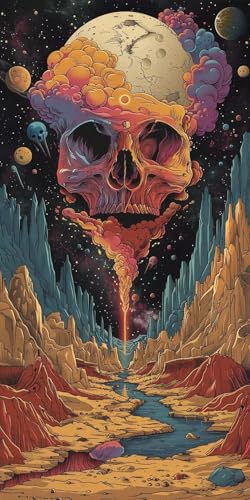 Malen Nach Zahlen Erwachsene Skeleton Malen Nach Zahlen Kits Berg, DIY Set Erwachsene Paint by Numbers mit Pinseln und Acrylfarben, DIY Handgemalt Ölgemälde Kit für Deko Wohnzimmer 100x200cm 1-5864 Malen Nach Zahlen Erwachsene Skeleton Malen Nach Zahlen Kits Berg, DIY Set Erwachsene Paint by Numbers mit Pinseln und Acrylfarben, DIY Handgemalt Ölgemälde Kit für Deko Wohnzimmer 100x200cm 1-5864 von KUEAJIOU