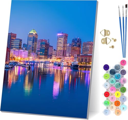 Malen Nach Zahlen Erwachsene Stadt Malen Nach Zahlen, DIY Set Erwachsene Nachtansicht, Paint by Numbers Kits mit 3 Pinseln und Pigment, für Deko Wohnzimmer und Wanddeko Geschenke 100x135cm 0-8702 Malen Nach Zahlen Erwachsene Stadt Malen Nach Zahlen, DIY Set Erwachsene Nachtansicht, Paint by Numbers Kits mit 3 Pinseln und Pigment, für Deko Wohnzimmer und Wanddeko Geschenke 100x135cm 0-8702 von KUEAJIOU