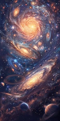 Malen Nach Zahlen Erwachsene Sternenhimmel, Malen Nach Zahlen Universum, Paint by Numbers mit Pinseln, DIY Handgemalt Ölgemälde Kit für Deko Wohnzimmer Geschenke und Wohnzimmer Deko 70x140cm 0-9025 Malen Nach Zahlen Erwachsene Sternenhimmel, Malen Nach Zahlen Universum, Paint by Numbers mit Pinseln, DIY Handgemalt Ölgemälde Kit für Deko Wohnzimmer Geschenke und Wohnzimmer Deko 70x140cm 0-9025 von KUEAJIOU