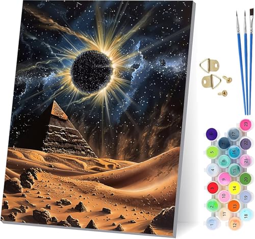 Malen Nach Zahlen Erwachsene Sternenhimmel Malen Nach Zahlen, DIY Set Erwachsene WüSte, Paint by Numbers Kits mit 3 Pinseln und Pigment, für Deko Wohnzimmer und Wanddeko Geschenke 100x135cm B-5231 Malen Nach Zahlen Erwachsene Sternenhimmel Malen Nach Zahlen, DIY Set Erwachsene WüSte, Paint by Numbers Kits mit 3 Pinseln und Pigment, für Deko Wohnzimmer und Wanddeko Geschenke 100x135cm B-5231 von KUEAJIOU