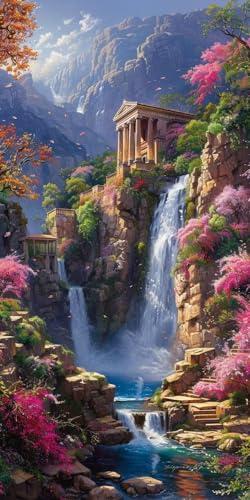 Malen Nach Zahlen Erwachsene StüRze Malen Nach Zahlen Kits Landschaft, DIY Set Erwachsene Paint by Numbers mit Pinseln und Acrylfarben, DIY Handgemalt Ölgemälde Kit für Deko Wohnzimmer 80x160cm 2-3822 Malen Nach Zahlen Erwachsene StüRze Malen Nach Zahlen Kits Landschaft, DIY Set Erwachsene Paint by Numbers mit Pinseln und Acrylfarben, DIY Handgemalt Ölgemälde Kit für Deko Wohnzimmer 80x160cm 2-3822 von KUEAJIOU