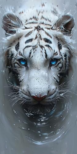 Malen Nach Zahlen Erwachsene Tiger, Malen Nach Zahlen Tier, Paint by Numbers mit Pinseln und Acrylfarben, DIY Handgemalt Ölgemälde Kit für Deko Wohnzimmer und Wohnzimmer Deko Geschenke 30x60cm 3-9088 Malen Nach Zahlen Erwachsene Tiger, Malen Nach Zahlen Tier, Paint by Numbers mit Pinseln und Acrylfarben, DIY Handgemalt Ölgemälde Kit für Deko Wohnzimmer und Wohnzimmer Deko Geschenke 30x60cm 3-9088 von KUEAJIOU
