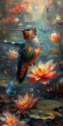 Malen Nach Zahlen Erwachsene Vogel Malen Nach Zahlen Kits Blume, DIY Set Erwachsene Paint by Numbers mit Pinseln und Acrylfarben, DIY Handgemalt Ölgemälde Kit für Deko Wohnzimmer 40x85cm 4-4183 Malen Nach Zahlen Erwachsene Vogel Malen Nach Zahlen Kits Blume, DIY Set Erwachsene Paint by Numbers mit Pinseln und Acrylfarben, DIY Handgemalt Ölgemälde Kit für Deko Wohnzimmer 40x85cm 4-4183 von KUEAJIOU