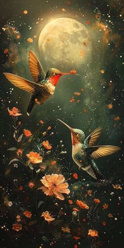 Malen Nach Zahlen Erwachsene Vogel Malen Nach Zahlen Kits Blume, DIY Set Erwachsene Paint by Numbers mit Pinseln und Acrylfarben, DIY Handgemalt Ölgemälde Kit für Deko Wohnzimmer 45x90cm N-2051 Malen Nach Zahlen Erwachsene Vogel Malen Nach Zahlen Kits Blume, DIY Set Erwachsene Paint by Numbers mit Pinseln und Acrylfarben, DIY Handgemalt Ölgemälde Kit für Deko Wohnzimmer 45x90cm N-2051 von KUEAJIOU