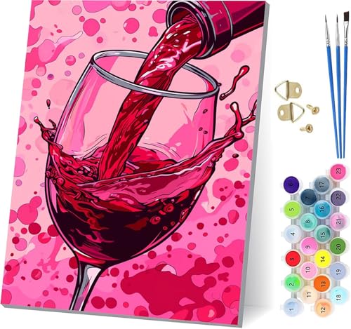 Malen Nach Zahlen Erwachsene Wein Malen Nach Zahlen, DIY Set Erwachsene Romantisch, Paint by Numbers Kits mit 3 Pinseln und Pigment, für Deko Wohnzimmer und Wanddeko Geschenke 100x135cm A-9960 Malen Nach Zahlen Erwachsene Wein Malen Nach Zahlen, DIY Set Erwachsene Romantisch, Paint by Numbers Kits mit 3 Pinseln und Pigment, für Deko Wohnzimmer und Wanddeko Geschenke 100x135cm A-9960 von KUEAJIOU