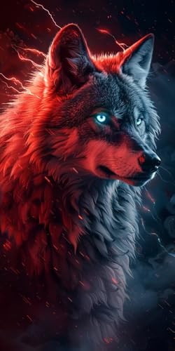 Malen Nach Zahlen Erwachsene Wolf, Malen Nach Zahlen Tier, Paint by Numbers mit Pinseln und Acrylfarben, DIY Handgemalt Ölgemälde Kit für Deko Wohnzimmer und Wohnzimmer Deko Geschenke 100x200cm 8-4998 Malen Nach Zahlen Erwachsene Wolf, Malen Nach Zahlen Tier, Paint by Numbers mit Pinseln und Acrylfarben, DIY Handgemalt Ölgemälde Kit für Deko Wohnzimmer und Wohnzimmer Deko Geschenke 100x200cm 8-4998 von KUEAJIOU
