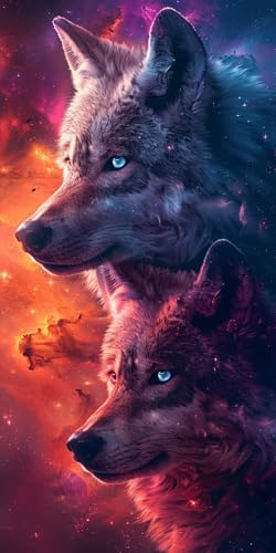 Malen Nach Zahlen Erwachsene Wolf, Malen Nach Zahlen Tier, Paint by Numbers mit Pinseln und Acrylfarben, DIY Handgemalt Ölgemälde Kit für Deko Wohnzimmer und Wohnzimmer Deko Geschenke 50x100cm 8-8737 Malen Nach Zahlen Erwachsene Wolf, Malen Nach Zahlen Tier, Paint by Numbers mit Pinseln und Acrylfarben, DIY Handgemalt Ölgemälde Kit für Deko Wohnzimmer und Wohnzimmer Deko Geschenke 50x100cm 8-8737 von KUEAJIOU