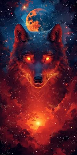 Malen Nach Zahlen Erwachsene Wolf Malen Nach Zahlen Kits Planet, DIY Set Erwachsene Paint by Numbers mit Pinseln und Acrylfarben, DIY Handgemalt Ölgemälde Kit für Deko Wohnzimmer 100x200cm V-5917 Malen Nach Zahlen Erwachsene Wolf Malen Nach Zahlen Kits Planet, DIY Set Erwachsene Paint by Numbers mit Pinseln und Acrylfarben, DIY Handgemalt Ölgemälde Kit für Deko Wohnzimmer 100x200cm V-5917 von KUEAJIOU