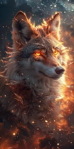 Malen Nach Zahlen Erwachsene Wolf Malen Nach Zahlen Kits Tier, DIY Set Erwachsene Paint by Numbers mit Pinseln und Acrylfarben, DIY Handgemalt Ölgemälde Kit für Deko Wohnzimmer 100x200cm A-5370 Malen Nach Zahlen Erwachsene Wolf Malen Nach Zahlen Kits Tier, DIY Set Erwachsene Paint by Numbers mit Pinseln und Acrylfarben, DIY Handgemalt Ölgemälde Kit für Deko Wohnzimmer 100x200cm A-5370 von KUEAJIOU