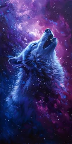 Malen Nach Zahlen Erwachsene Wolf Malen Nach Zahlen Kits Tier, DIY Set Erwachsene Paint by Numbers mit Pinseln und Acrylfarben, DIY Handgemalt Ölgemälde Kit für Deko Wohnzimmer 100x200cm U-2177 Malen Nach Zahlen Erwachsene Wolf Malen Nach Zahlen Kits Tier, DIY Set Erwachsene Paint by Numbers mit Pinseln und Acrylfarben, DIY Handgemalt Ölgemälde Kit für Deko Wohnzimmer 100x200cm U-2177 von KUEAJIOU