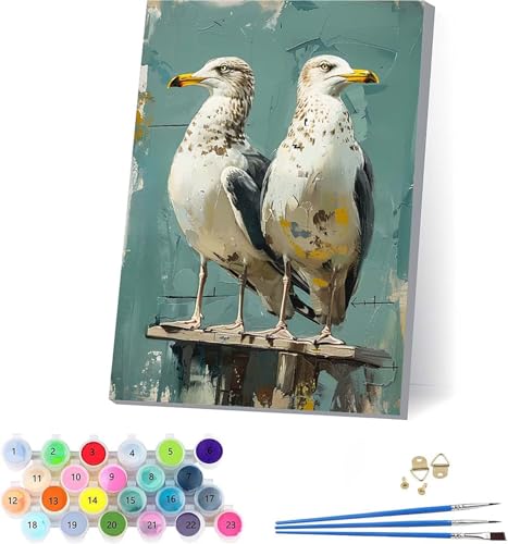 Vogel Malen Nach Zahlen Erwachsene Mit Rahmen, Malen Nach Zahlen Abstrakt, DIY Set Erwachsene Mit 3 Pinseln und Acrylfarbe, Paint by Numbers für Deko Wohnzimmer, Geschenke für Frauen 70x95cm 0-7914 Vogel Malen Nach Zahlen Erwachsene Mit Rahmen, Malen Nach Zahlen Abstrakt, DIY Set Erwachsene Mit 3 Pinseln und Acrylfarbe, Paint by Numbers für Deko Wohnzimmer, Geschenke für Frauen 70x95cm 0-7914 von KUEAJIOU