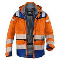 KÜBLER® unisex Warnjacke Winter REFLECTIQ orange, kornblau Größe 2XL von KÜBLER®