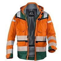 KÜBLER® unisex Warnjacke Winter REFLECTIQ orange, moosgrün Größe 4XL von KÜBLER®