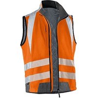 KÜBLER® unisex Warnweste REFLECTIQ warnorange, anthrazit Größe 2XL von KÜBLER®