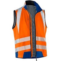 KÜBLER® unisex Warnweste REFLECTIQ orange, kornblau Größe 3XL von KÜBLER®