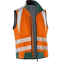 KÜBLER® unisex Warnweste REFLECTIQ orange, moosgrün Größe XS von KÜBLER®