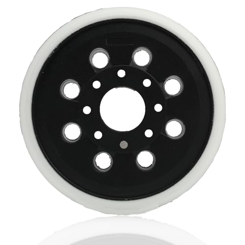 125 mm Schleifteller mit Klettsystem, 8 Löcher für Staubabsaugung, Kompatibel mit Bosch PEX 300 AE und PEX 400 AE, 1 Stück mittelhart Schleifplatte 125 mm Schleifteller mit Klettsystem, 8 Löcher für Staubabsaugung, Kompatibel mit Bosch PEX 300 AE und PEX 400 AE, 1 Stück mittelhart Schleifplatte von KUEEA