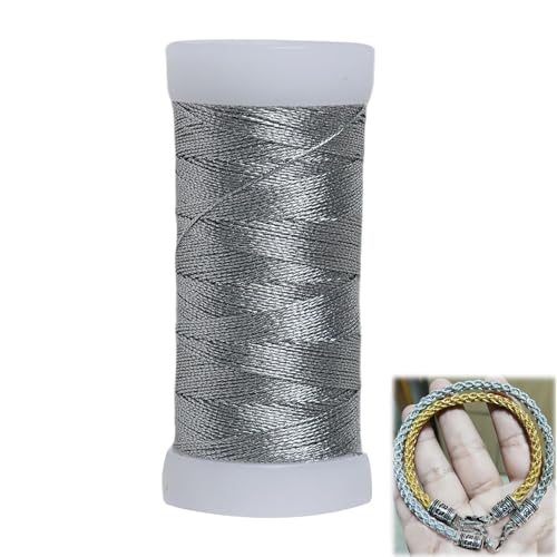 KUEEA Stickgarn Metallic für Maschinenstickerei – Glitzer Polyester Stickgarn Set, Nähgarn für Stickmaschine KUEEA Stickgarn Metallic für Maschinenstickerei – Glitzer Polyester Stickgarn Set, Nähgarn für Stickmaschine von KUEEA
